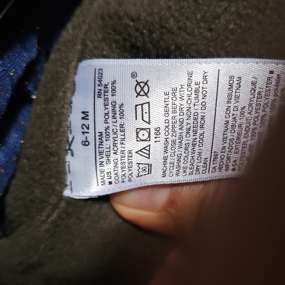 Old Navy Baby Camouflage Puffed Footed Snow Hoodie Jumpsuit Size 6 to 12 months - Picture 14 of 14